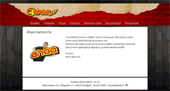 Desktop Screenshot of ahaa.fi