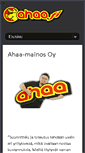 Mobile Screenshot of ahaa.fi